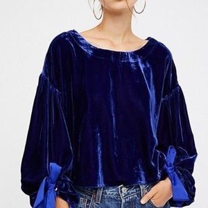 Free People Velvet Top